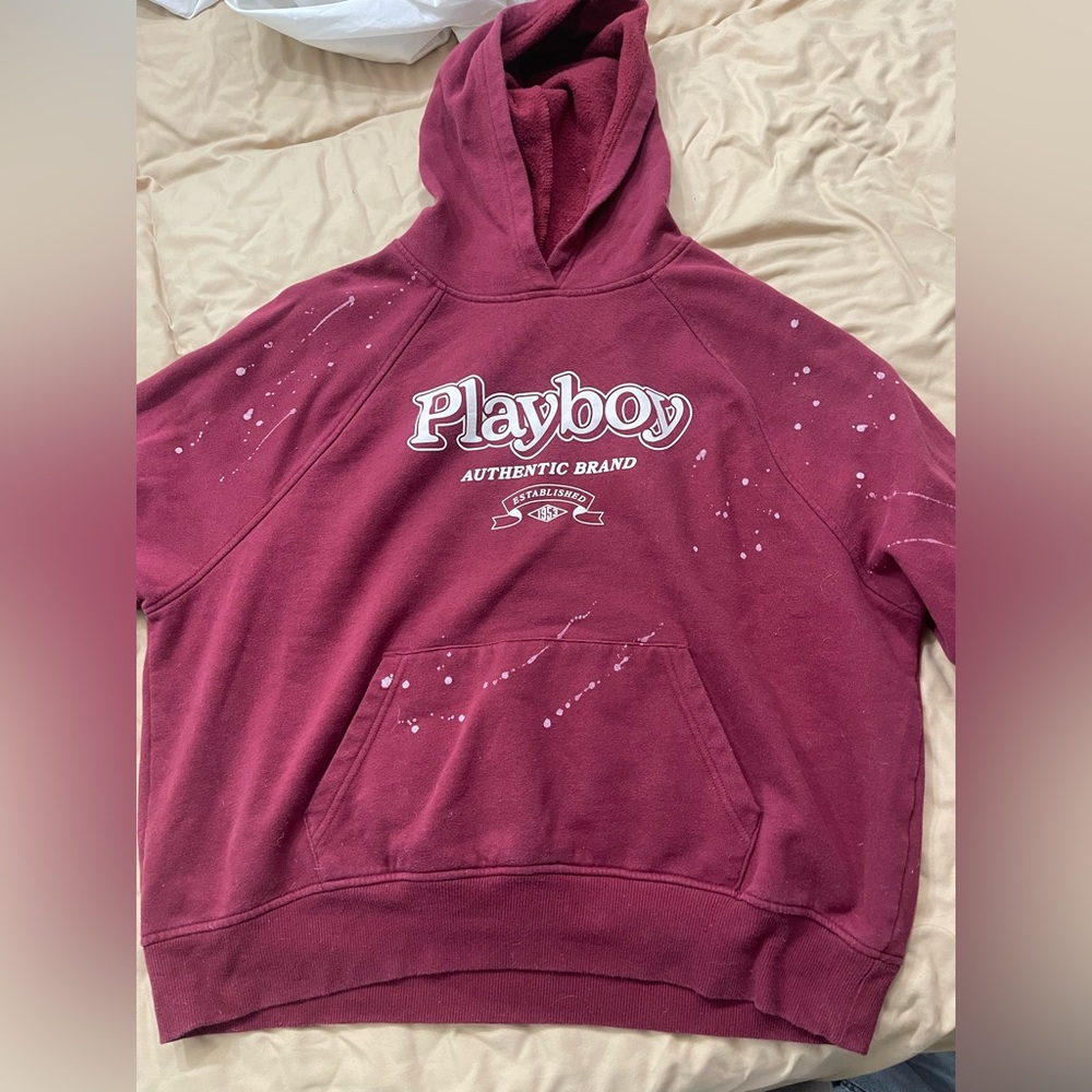 bleach, tie-dye, Playboy hoodie